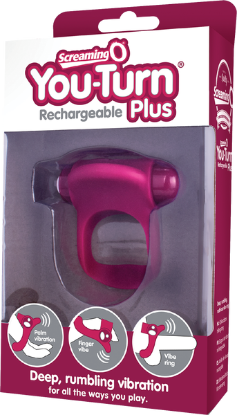 Charged You-Turn Plus – Rechargeable Vibrating Cock Ring > Cock Ring > Vibrating - Tophatter Daily Deals