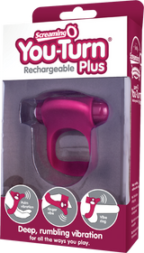 Charged You-Turn Plus – Rechargeable Vibrating Cock Ring > Cock Ring > Vibrating - Tophatter Daily Deals