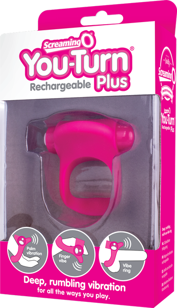Charged You-Turn Plus – Rechargeable Vibrating Cock Ring > Cock Ring > Vibrating - Tophatter Daily Deals