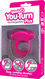 Charged You-Turn Plus – Rechargeable Vibrating Cock Ring > Cock Ring > Vibrating - Tophatter Daily Deals