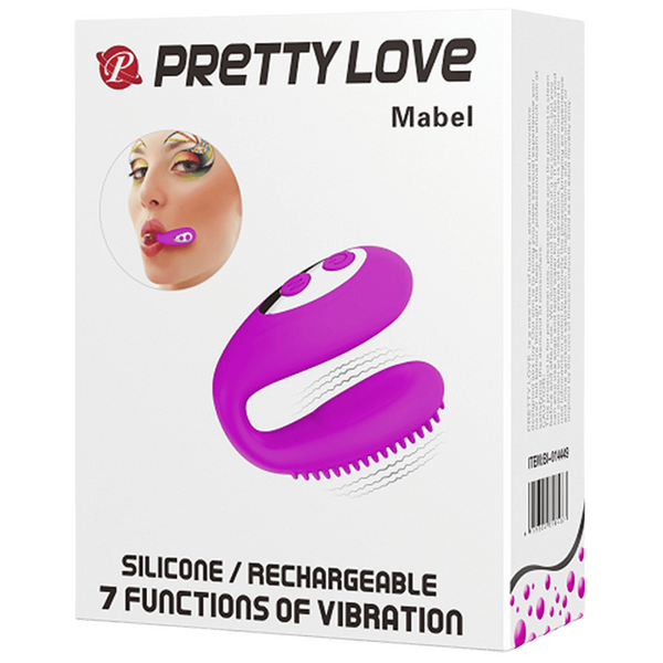 Rechargeable Mabel – Silicone Oral Sex Stimulator > Vibrators > Unconventional - Tophatter Daily Deals