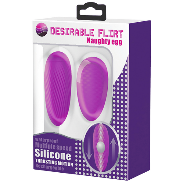 Silicone Naughty Egg – Remote-Controlled Wired Vibrating Egg > Sex Toys For Ladies > Vibrating Eggs - Tophatter Daily Deals