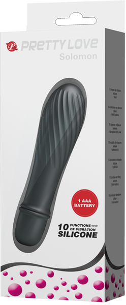 Solomon Mini Vibrator – Silicone Small Vibrator with Swirl Tip > Vibrators > Mini Vibrators - Tophatter Daily Deals