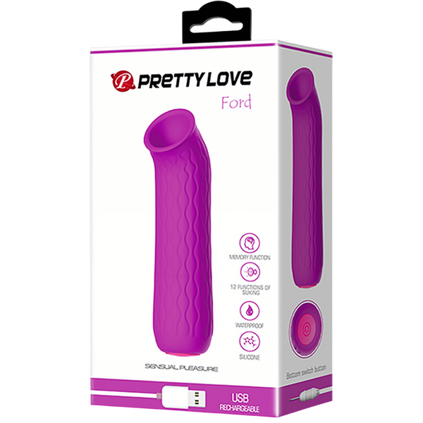 Rechargeable Ford – Medical-Grade Clitoral Sucker with 12 Suction Modes > Sex Toys For Ladies > Clitoral Vibrators and Stimulators - Tophatter Daily Deals