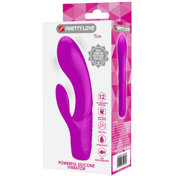 Rechargeable Tim Rabbit Vibrator – Bendable 12-Function G-Spot Vibrator > Sex Toys For Ladies > G-Spot Vibrators - Tophatter Daily Deals