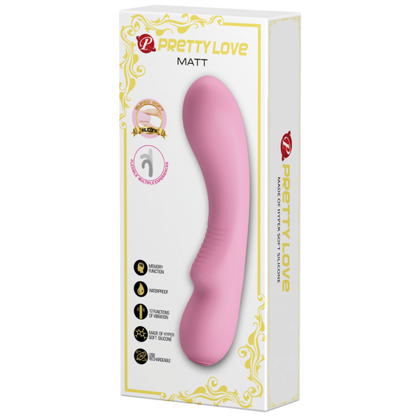 Matt – Rechargeable Soft Silicone Vibrator with 12 Vibration Functions and Smart Memory > Vibrators > Standard Vibrators - Tophatter Daily Deals