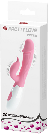 Peter G-Spot Rabbit Vibrator – 30 Function Dual Motor Rabbit Vibrator > Vibrators > Ladies > Rabbit - Tophatter Daily Deals