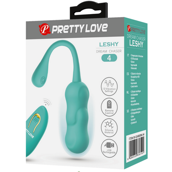 Leshy 4 Dream Chaser Rechargeable Silicone Vibrating Remote Egg > Sex Toys For Ladies > Vibrating Eggs - Tophatter Daily Deals