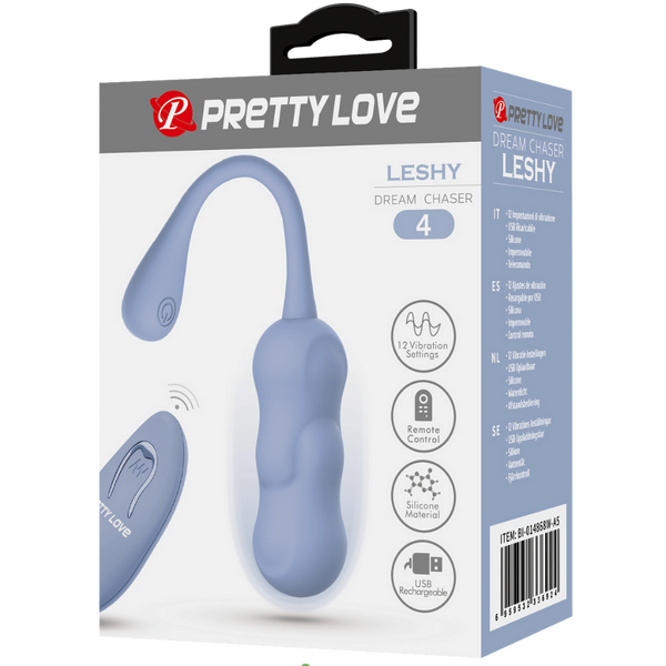 Leshy 4 Dream Chaser Rechargeable Silicone Vibrating Remote Egg > Sex Toys For Ladies > Vibrating Eggs - Tophatter Daily Deals
