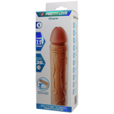 Chane 7.1 Inch Penis Extender Sleeve – Ultra Realistic Textured Sleeve > Sex Toys For Men > Penis Sleeves - Tophatter Daily Deals