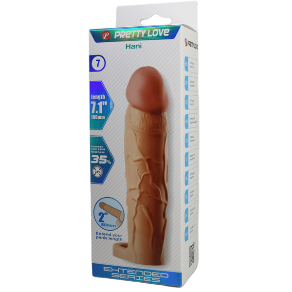 Hani 7.1" (Flesh) > Sex Toys For Men > Penis Sleeves - Tophatter Daily Deals