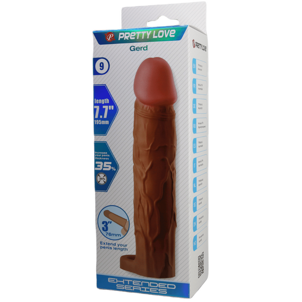 Gerd 7.7 Inch Penis Sleeve – Realistic Extension Sleeve > Sex Toys For Men > Penis Sleeves - Tophatter Daily Deals