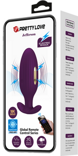 App Control Jefferson – App-Controlled E-Stim Butt Plug E-STIM TOYS - Tophatter Daily Deals