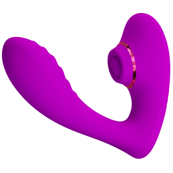 PrettyLove Rechargeable Nauty – Waterproof Clitoral Stimulator with 10 Vibration and 7 Thumping Settings > Vibrators > Ladies > Clitoral Vibrators and Stimulators - Tophatter Daily Deals