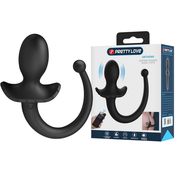 Anthony App Control Tail Plug – Wearable App-Compatible Vibrator > Anal Range > Tail Butt Plugs - Tophatter Daily Deals
