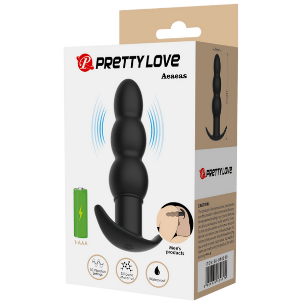 Aeaeas Silicone Butt Plug – Smooth Skin Safe Anal Toy with 10 Vibration Settings > Anal Range > Vibrating Butt Plugs - Tophatter Daily Deals