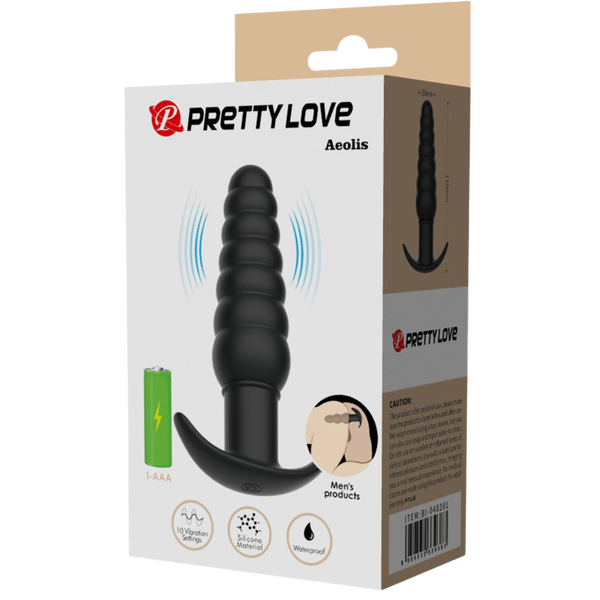 Aeolis Silicone Butt Plug – Smooth Skin Safe Anal Toy With 10 Vibration Settings > Anal Range > Vibrating Butt Plugs - Tophatter Daily Deals