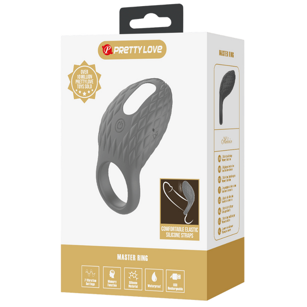 Helious Silicone 7 Function Rechargeable Vibrating Cock Ring > Cock Ring > Vibrating - Tophatter Daily Deals