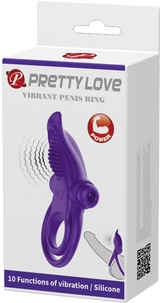 Vibrant Rabbit Cock Ring – Silicone Vibrating Penis Ring > Vibrators > Ladies > Rabbit - Tophatter Daily Deals