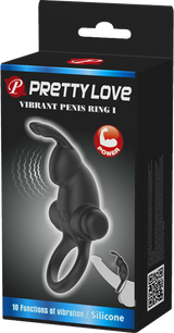 Pretty Love Vibrant Penis Ring 1 – Waterproof Vibrating Silicone Penis Ring > Cock Ring > Vibrating - Tophatter Daily Deals