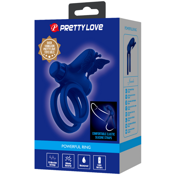 Pretty Love 10 Function – Soft Silicone Vibrating Butterfly Cock Ring > Sex Toys > Couples Toys - Tophatter Daily Deals