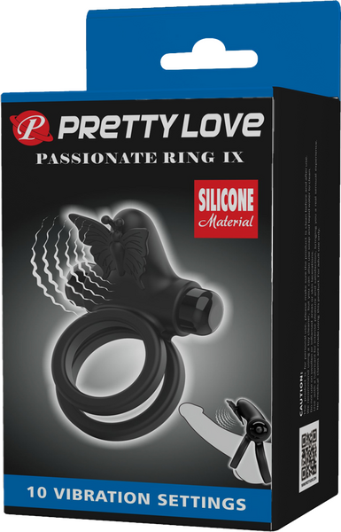 Pretty Love Passionate Ring IX – 10 Function Silicone Vibrating Cock Ring > Sex Toys > Couples Toys - Tophatter Daily Deals
