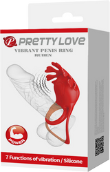 Pretty Love Ruben – Rechargeable 7 Function Vibrating Cock Ring > Sex Toys > Couples Toys - Tophatter Daily Deals