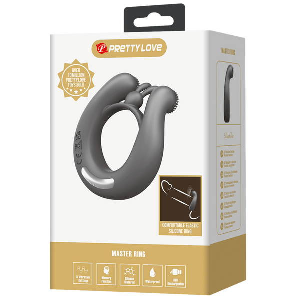 Dahlia – Silicone Dual Motor Vibrating Cock Ring > Cock Ring > Vibrating - Tophatter Daily Deals