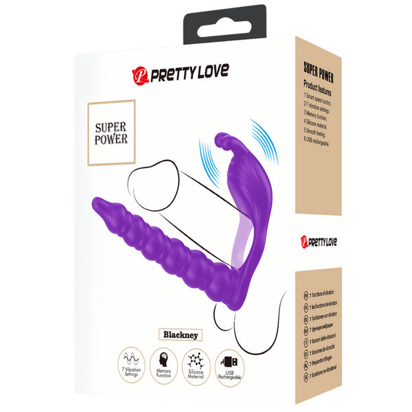 Blackney Rechargeable Vibrating Cock Ring – 7 Function Cock Ring > Sex Toys > Couples Toys - Tophatter Daily Deals