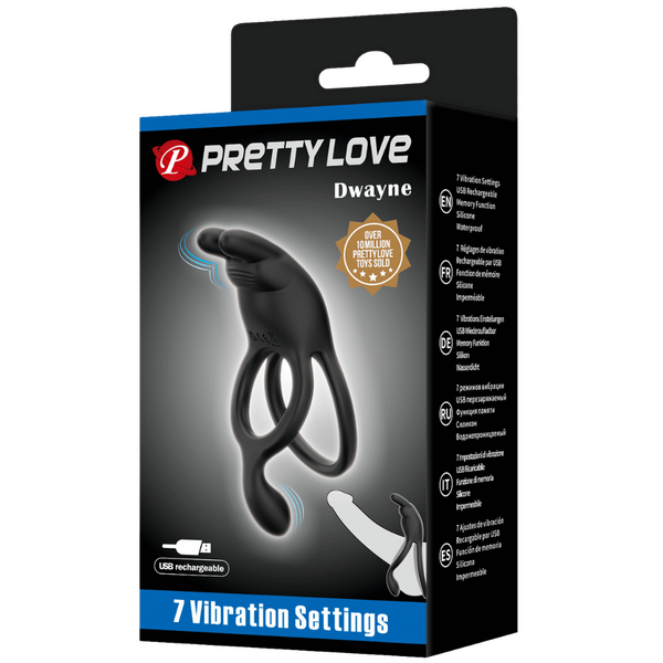 Seth Rechargeable Silicone Vibrating Cock Ring – Powerful Vibrations for Clit and Cock Stimulation > Cock Ring > Vibrating - Tophatter Daily Deals