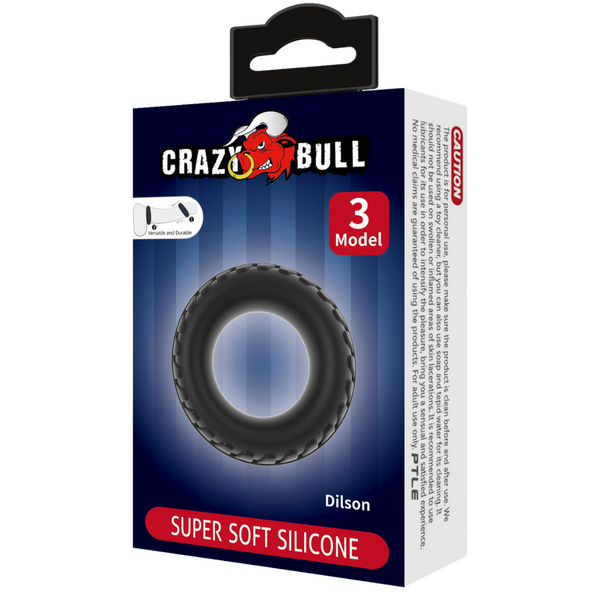 Dilson Super Soft Silicone Cockring – High-Quality Flexible Silicone Cockring > Cock Ring > Single - Tophatter Daily Deals