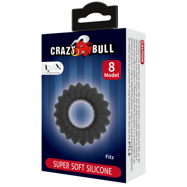 Fitz Super Soft Silicone Cockring – Comfortable Flexible Silicone Cockring > Cock Ring > Single - Tophatter Daily Deals