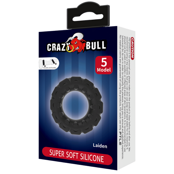 Laiden No.5 Super Soft Silicone Cockring – High-Quality Silicone Cockring > Cock Ring > Single - Tophatter Daily Deals