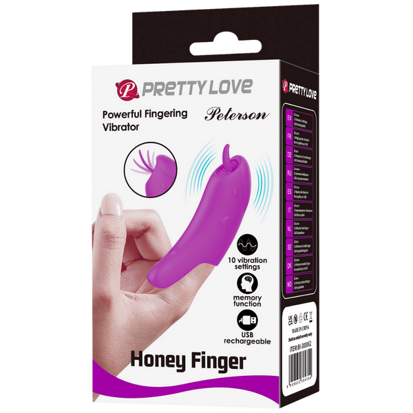 Peterson Rechargeable Honey Finger – Luxury Silicone Finger Vibrator > Vibrators > Finger Vibrators - Tophatter Daily Deals