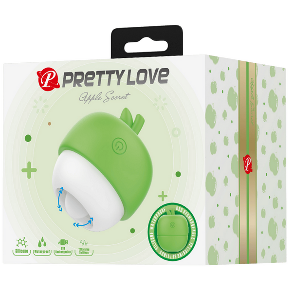 Apple Secret Rechargeable – Silicone Clitoral Tongue-Like Stimulator Vibrator > Sex Toys For Ladies > Clitoral Vibrators and Stimulators - Tophatter Daily Deals