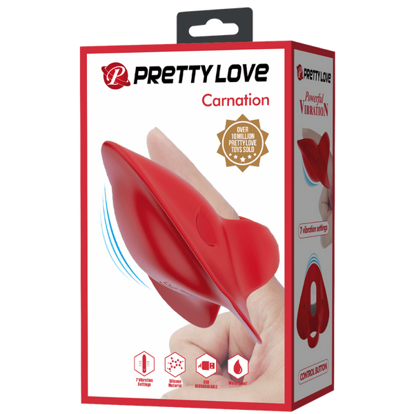 The Rose Finger Vibrator is Rechargeable with 7 Vibration Modes and an Extremely Soft Surface for Body Stimulation > Vibrators > Finger Vibrators - Tophatter Daily Deals