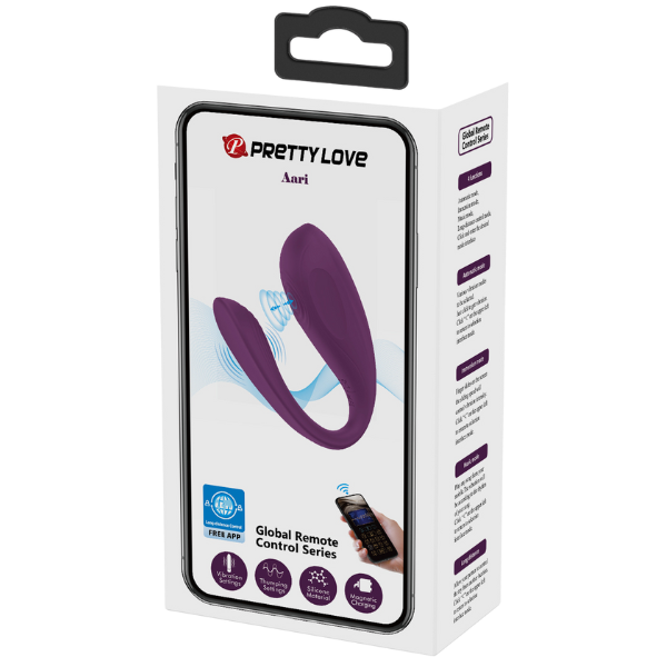 Aari Byzantium – App Control Couples Vibrator with 10 Vibration and Thumping Settings > Sex Toys > Couples Toys - Tophatter Daily Deals