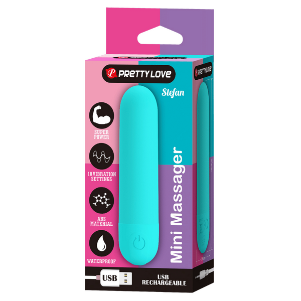 Stefan Rechargeable Mini Massager – Compact Vibrating Bullet Vibrator > Vibrators > Mini Vibrators - Tophatter Daily Deals