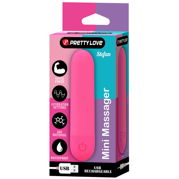 Stefan Rechargeable Mini Massager – Compact Vibrating Bullet Vibrator > Vibrators > Mini Vibrators - Tophatter Daily Deals