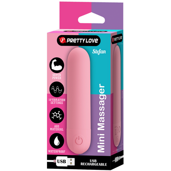 Stefan Rechargeable Mini Massager – Compact Vibrating Bullet Vibrator > Vibrators > Mini Vibrators - Tophatter Daily Deals