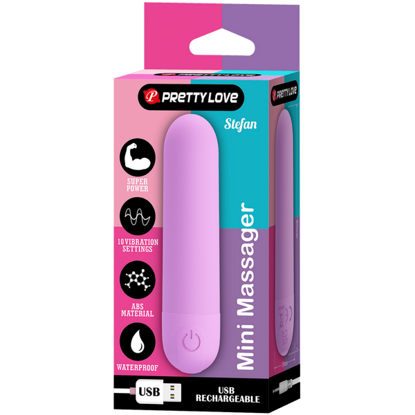Stefan Rechargeable Mini Massager – Compact Vibrating Bullet Vibrator > Vibrators > Mini Vibrators - Tophatter Daily Deals