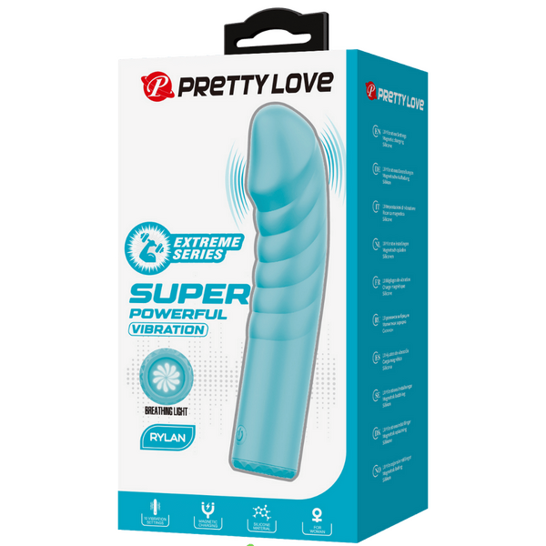 Rylan – Rechargeable, Slim Silicone, 10-Function Breathing Light Design G-Spot Vibrator > Sex Toys For Ladies > G-Spot Vibrators - Tophatter Daily Deals