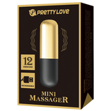 Rechargeable Mini Massager With Twelve Vibration Functions And Compact Egg Design - Versatile Egg Vibrator > Vibrators > Mini Vibrators - Tophatter Daily Deals