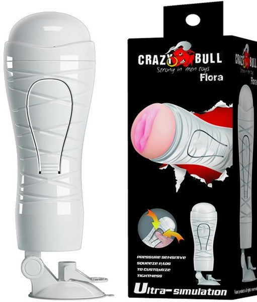 Flora Pussy Masturbator – Lifelike Sleeve with Suction Cup Base Stroker > Sex Toys For Men > Masturbators > Manual - Tophatter Daily Deals