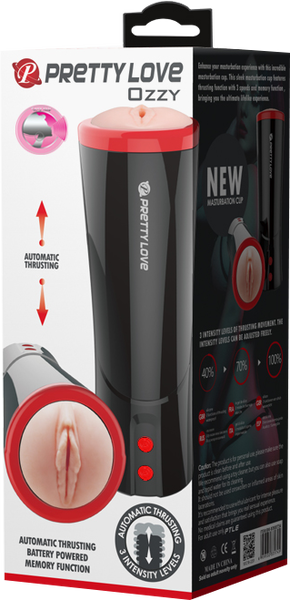Pretty Love Ozzy – Male Masturbator with Thrusting Action > Sex Toys For Men > Masturbators > Vibrating - Tophatter Daily Deals