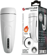 Pretty Love Marissa – Rechargeable Licking and Vibrating Masturbator with 7 Patterns and 12 Intensity Levels > Sex Toys For Men > Masturbators Premium - Tophatter Daily Deals