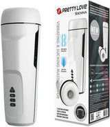 Sienna Rechargeable Masturbator – 3 Suction Settings and 12 Vibration Modes Masturbator > Sex Toys For Men > Masturbators Premium - Tophatter Daily Deals
