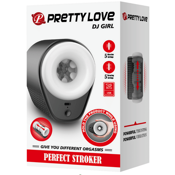 DJ Girl Perfect Stroker – Multi-Speed Thrusting Masturbator Cup > Sex Toys For Men > Masturbators > Vibrating - Tophatter Daily Deals