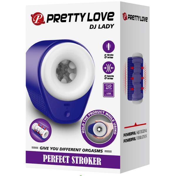 DJ Girl Perfect Stroker – Multi-Speed Thrusting Masturbator Cup > Sex Toys For Men > Masturbators > Vibrating - Tophatter Daily Deals