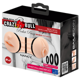 Nancy Pocket Pussy – Double Ended Ribbed Masturbator Sleeve > Sex Toys For Men > Masturbators > Manual - Tophatter Daily Deals